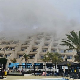 Humo en el Hotel Alexandre Teguise Playa