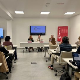 Momento de la presentación de Canarias Expande en la Cámara de Lanzarote
