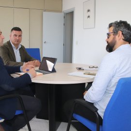 Reunión de Yaiza con el Jefe de la Demarcación de Costas de Canarias