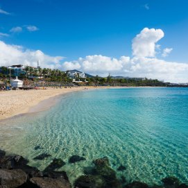 Playa Dorada, en el municipio de Yaiza