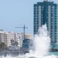 Oleaje en el litoral de Arrecife