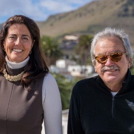 Evelia García y Pepe Torres, ediles de Plataforma Municipal de Haría.