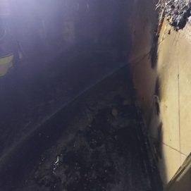 Incendio en una vivienda de Tías 