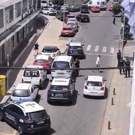 Agentes de la Policía Nacional en el lugar del los hechos