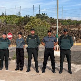 La Guardia Civil y la Gendarmería marroquí. Foto: GC. 