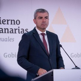 El vicepresidente del Gobierno de Canarias, Manuel Domínguez
