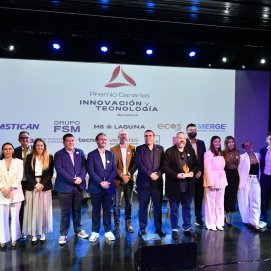 Entrega del premio durante la gala de la Innovación de Canarias 2026