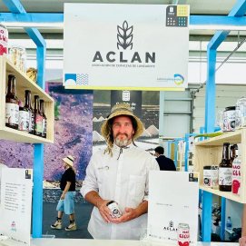 Hernán Martín, presidente de la Asociación de Cerveceros de Lanzarote (ACLAN)  en FEAGA