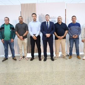 Presentación del acuerdo en el Cabildo de Lanzarote