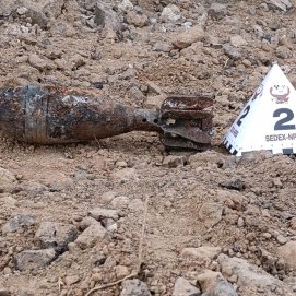 Artefacto encontrado en Tiagua