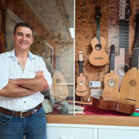 Paco Dorta y sus instrumentos
