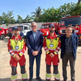 Bomberos de Lanzarote en Gambia