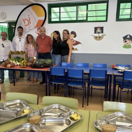 Comedor de uno de los colegios de Tías