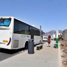 Una de las paradas de guagua