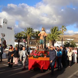 Uga celebra la misa y la procesión en honor a San Isidro Labrador