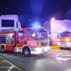 Actuación de los bomberos