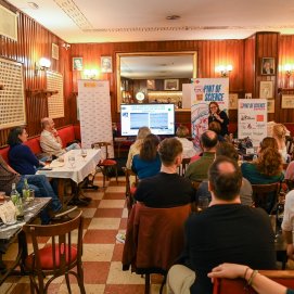 Una charla científica del festival en una edición anterior.