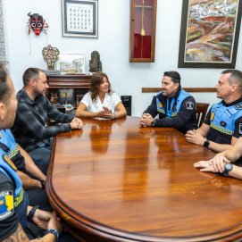 Reunión de la Policía Local con el Ayuntamiento de Teguise
