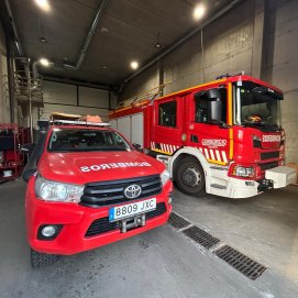 Bomberos del Consorcio.