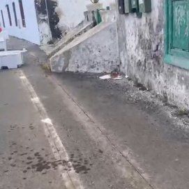 Falta de paseo peatonal en Tiagua
