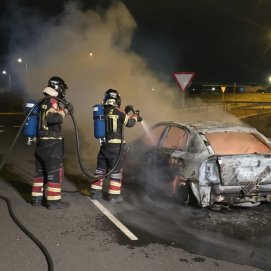 Arde un coche en Arrecife