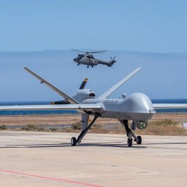 El dron Predator B. Foto: Ejército del Aire