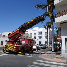 Se desprende una cornisa en Arrecife