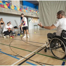la Boccia Paralímpica es el eje vertebrador del proyecto. Innovación.