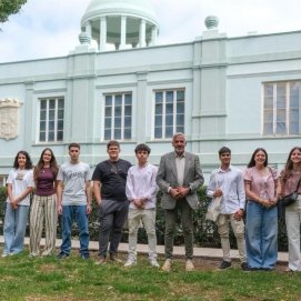 Recepción del rector de la ULPG a los estudiantes con mejores notas