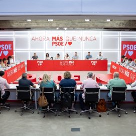Reunión con las y los Secretarios de Organización territoriales del PSOE