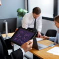 Empleados en oficina
