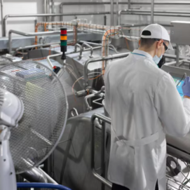 Empleado en industria química