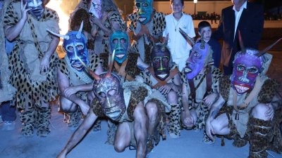 Quema de Facundo en la Noche de San Juan de Haría. Fotos: La Voz.