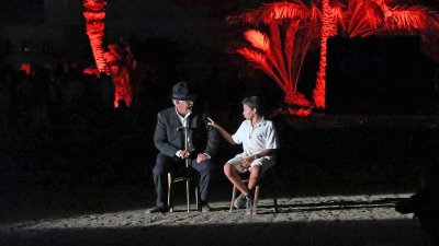 Quema de Facundo en la Noche de San Juan de Haría. Fotos: La Voz.