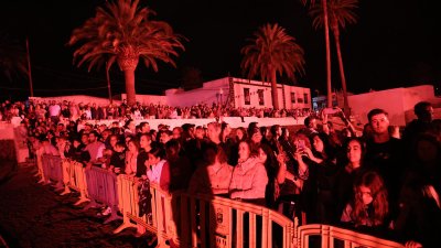 Quema de Facundo en la Noche de San Juan de Haría. Fotos: La Voz.