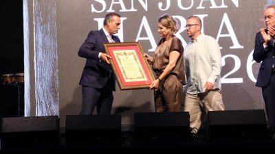 Acto de entrega del Premio Haría 2026 e Hijo Predilecto a Juan Santana (Fotos: La Voz)