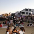 Ambiente en la playa en San Juan
