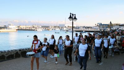 Ambiente en la playa en San Juan