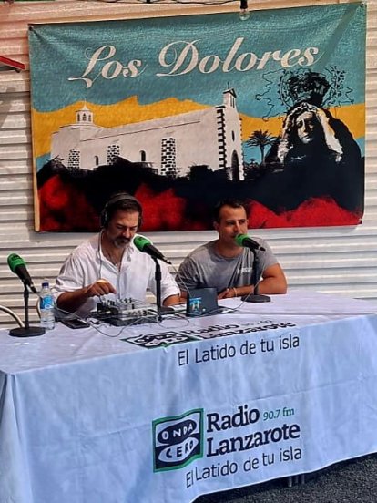 Programa de Radio Lanzarote-Onda Cero en Los Dolores, 2023