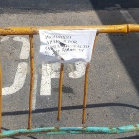 Critica el corte de calles por obras de reasfaltado en San Bartolomé "sin previo aviso": "Es un caos"