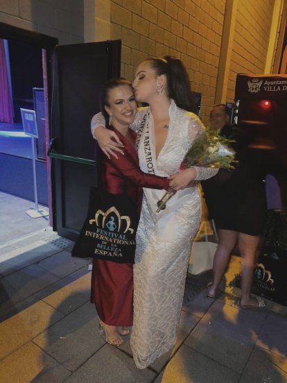 Xiomara Cabrera en el Certamen de la Belleza de España en Tenerife