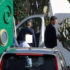 Pedro Sánchez, en sus vacaciones en Lanzarote en las Navidades de 2018