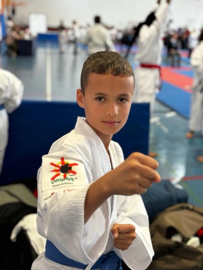 Club de Kárate Poliarrecife en el Campeonato de Kárate de Canarias Infantil