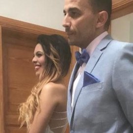 Romina Celeste y su marido, Raúl Díaz Cachón