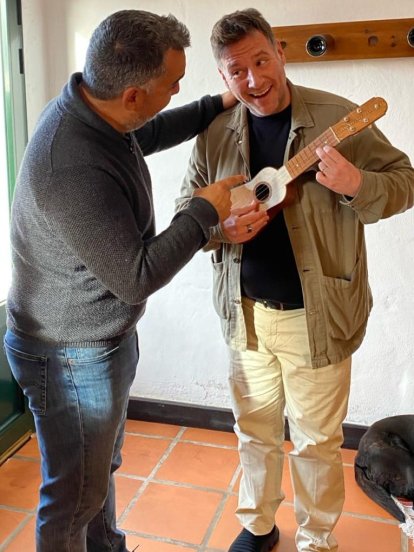 Carlos Latre durante su visita a Lanzarote. Fotos: Hermanos Corujo.