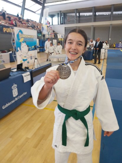 Los judocas del Club de Judo Costa Teguise en el campeonato