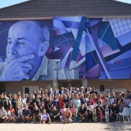 El CIFP César Manrique de Tenerife rinde homenaje al artista con un gran mural