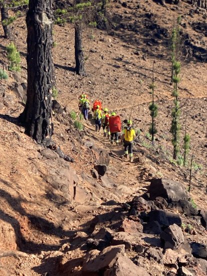 Emerlan Lanzarote en la prueba Transvulcania en La Palma