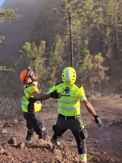 Emerlan Lanzarote en la prueba Transvulcania en La Palma