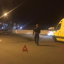 Herida una joven de 28 años tras salirse de la vía con su coche en Arrecife